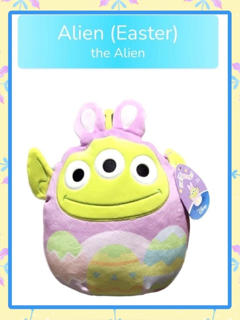🎀🆕 🎀 Disney Alien Squishmallow- Light Pink and Green